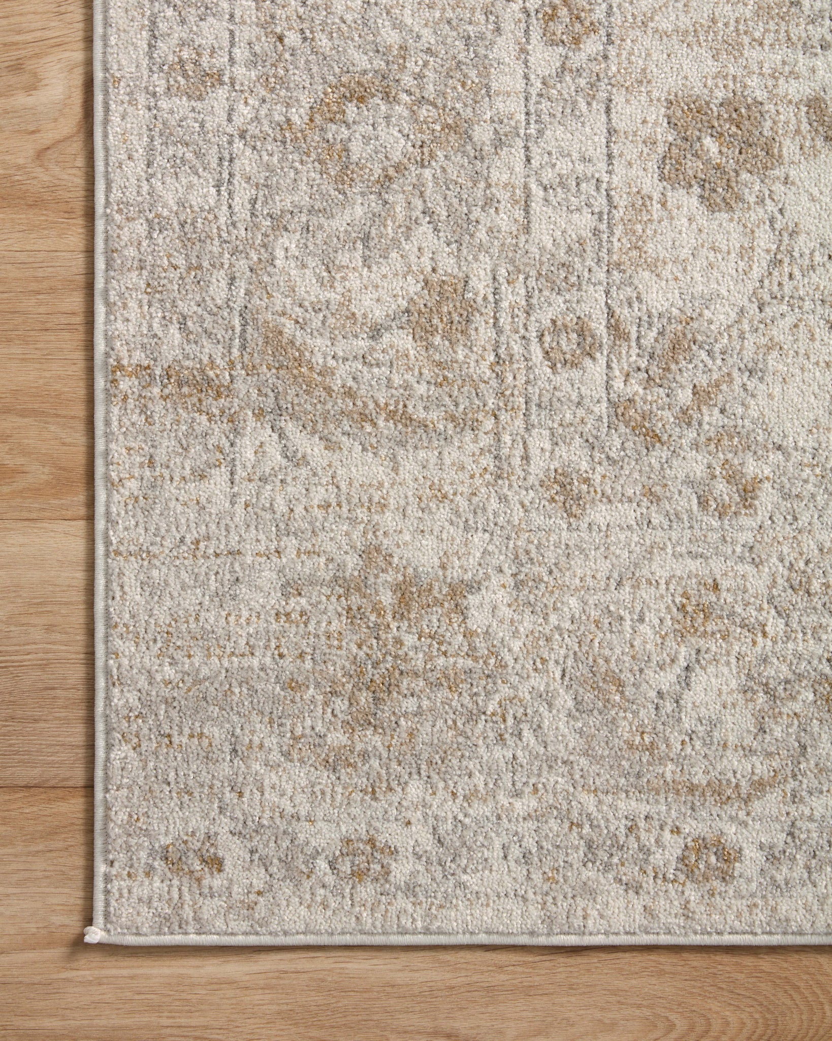 lifestyle view of Odette Ivory / Beige luxury Rug