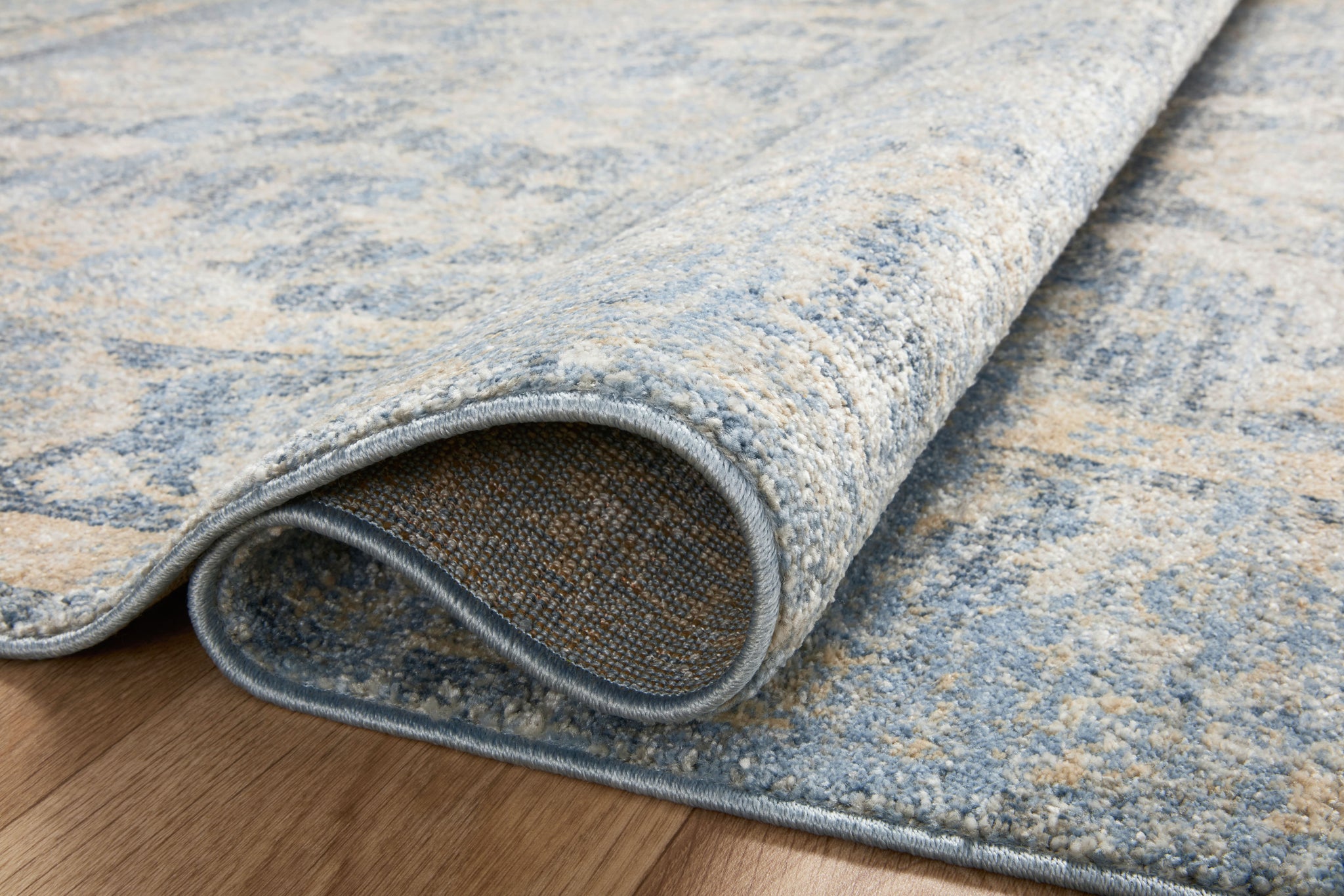 detail view of Odette Sky / Beige luxury Rug