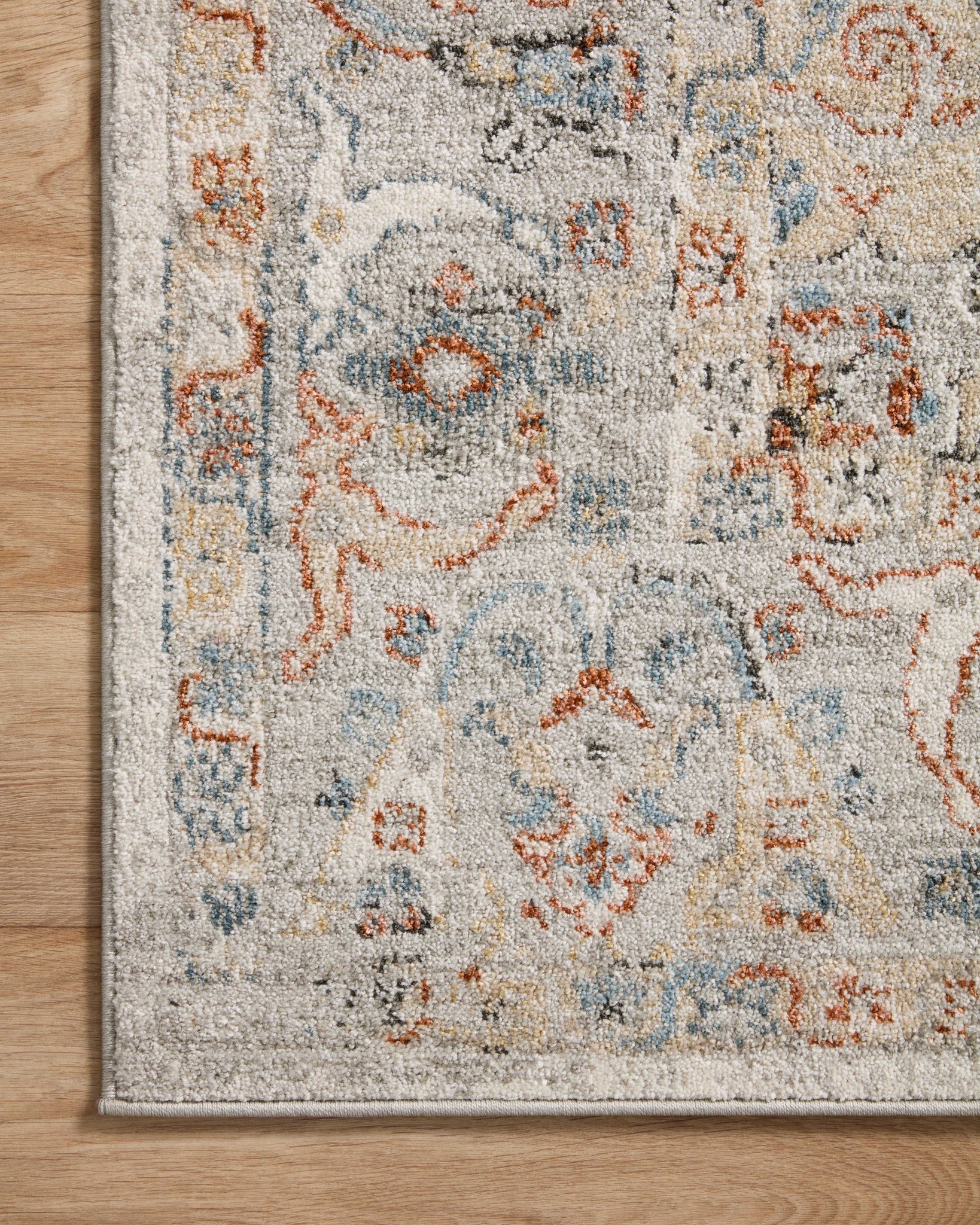 lifestyle view of Odette Ivory / Multi luxury Rug