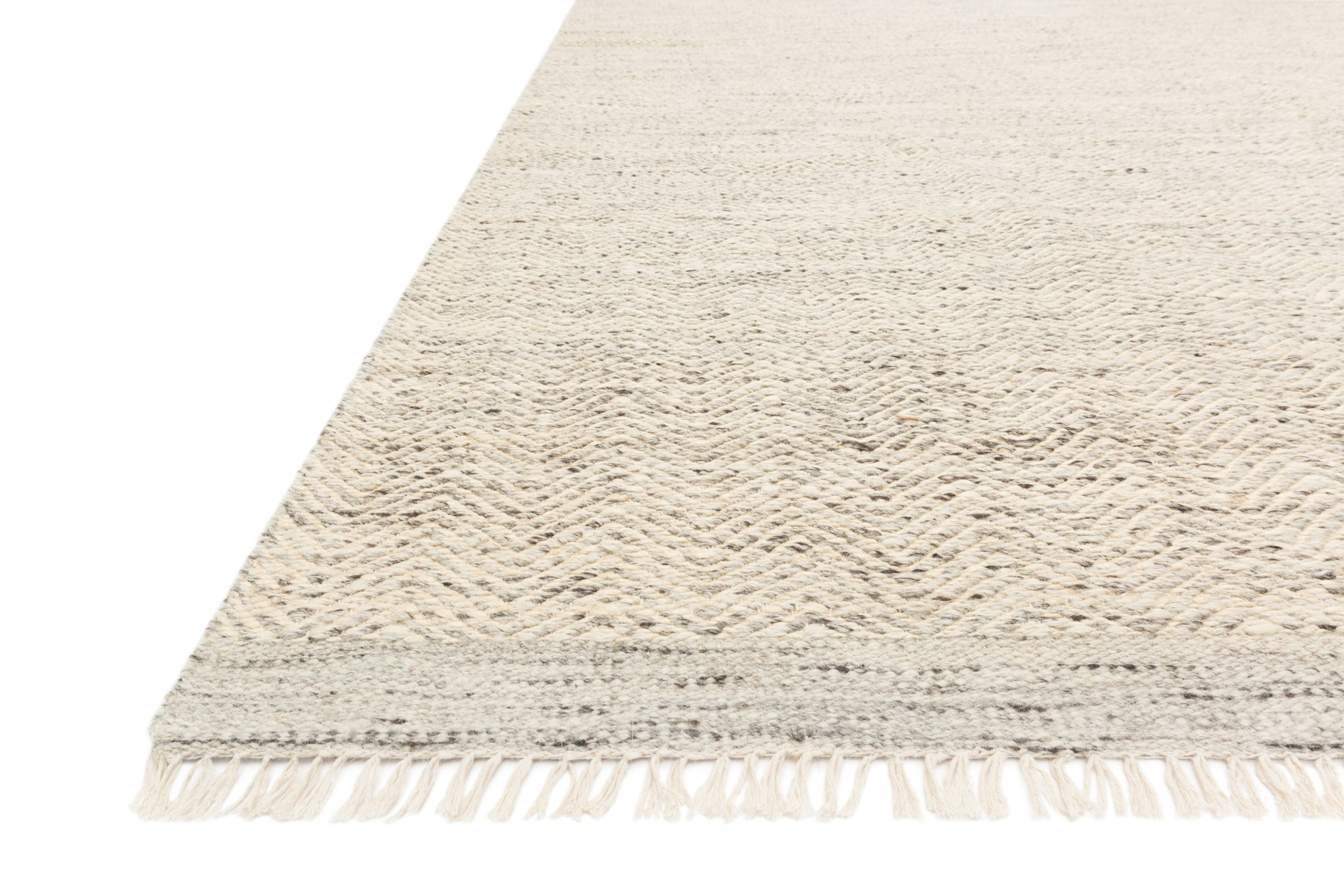 angle view of Omen Mist luxury Rug