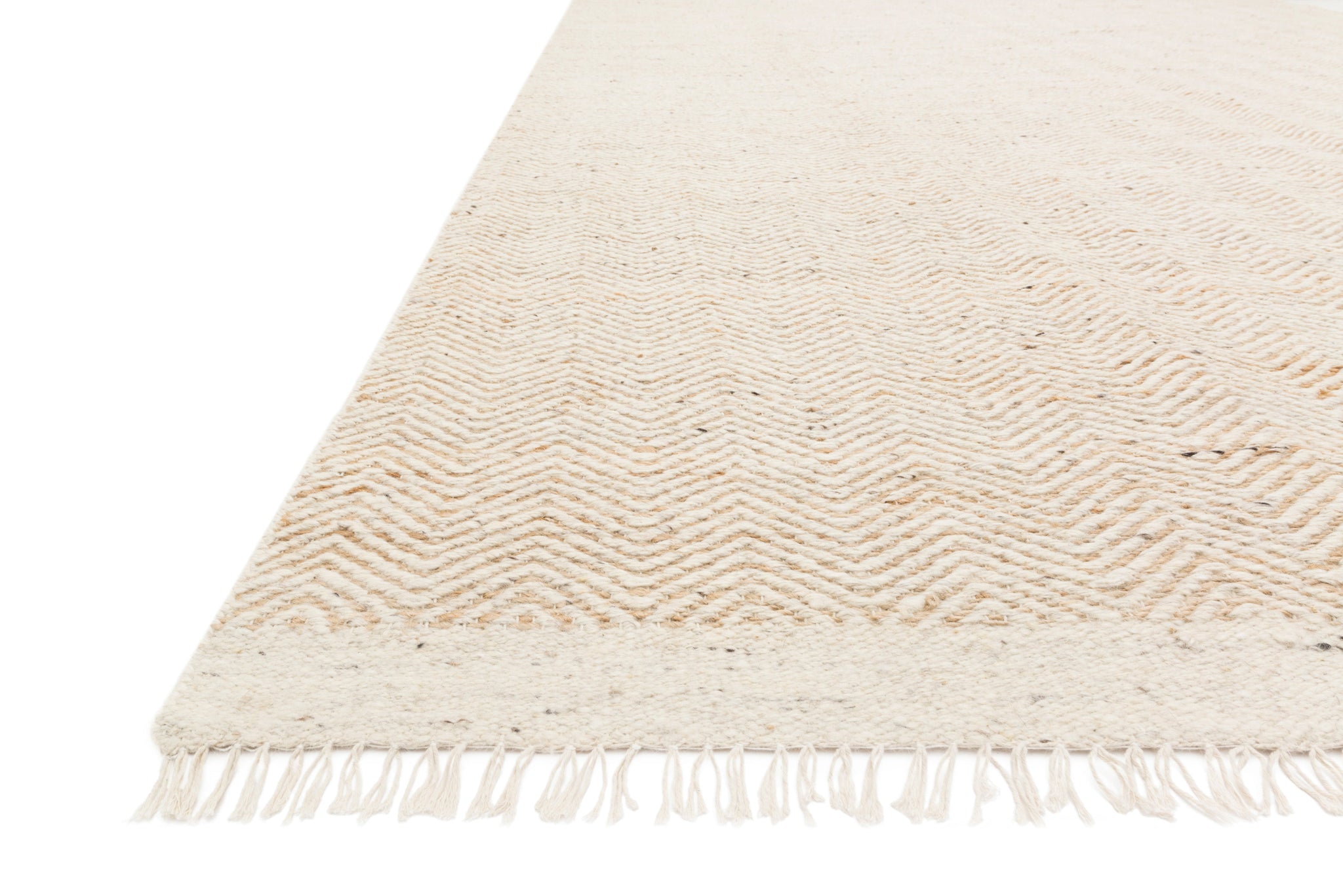 angle view of Omen Natural luxury Rug