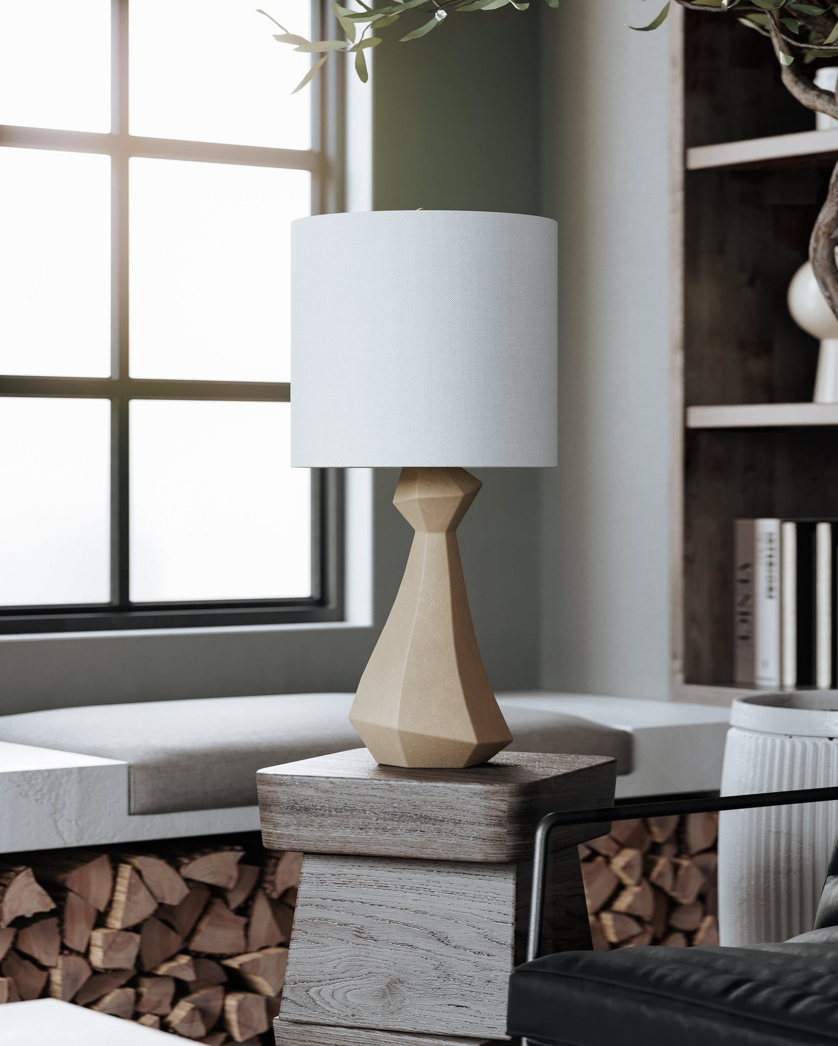 Oakland Table Lamp - Lifestyle [PTL8325-PBR]