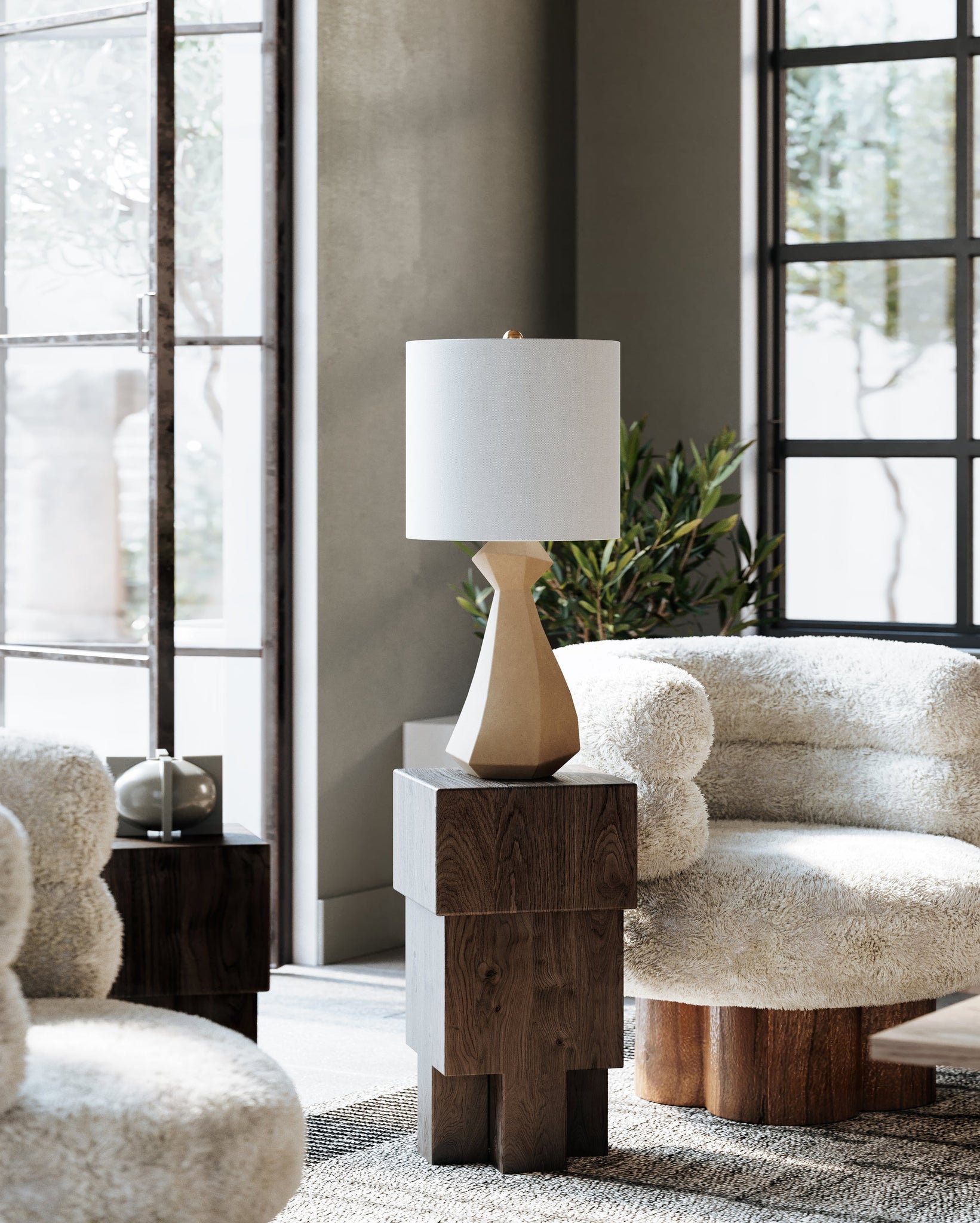 Oakland Table Lamp - Lifestyle [PTL8325-PBR]