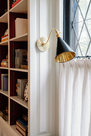 Osterley Wall Sconce 6.5" x 11" - Lifestyle [MDS1300-ADB]