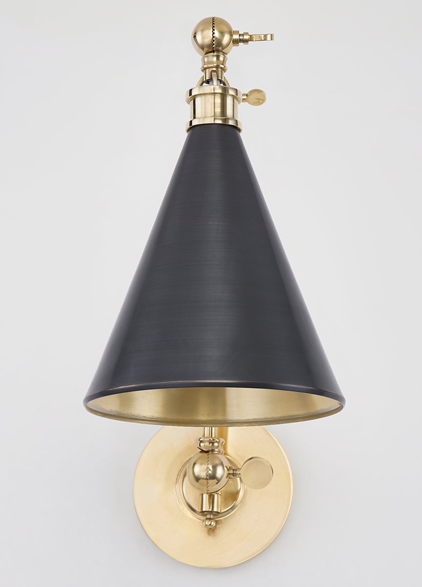 Osterley Wall Sconce 6.5" x 16" — a Hudson Valley wall sconce for bathrooms, hallways, and living rooms at Laurie Yapp Home.