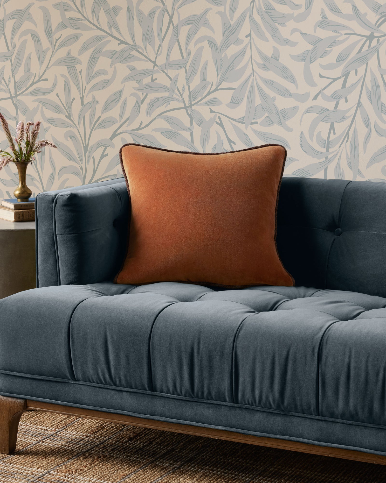 Liza Rust Pillow — a Loloi pillow at Laurie Yapp Home.