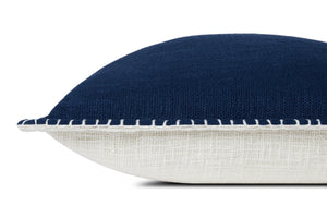 Navy Pillow - Rug Corner (H)