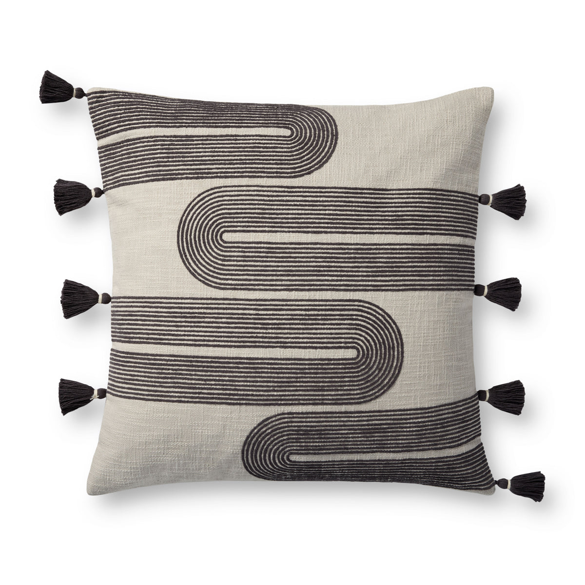 Black / Grey Pillow - Aerial Image