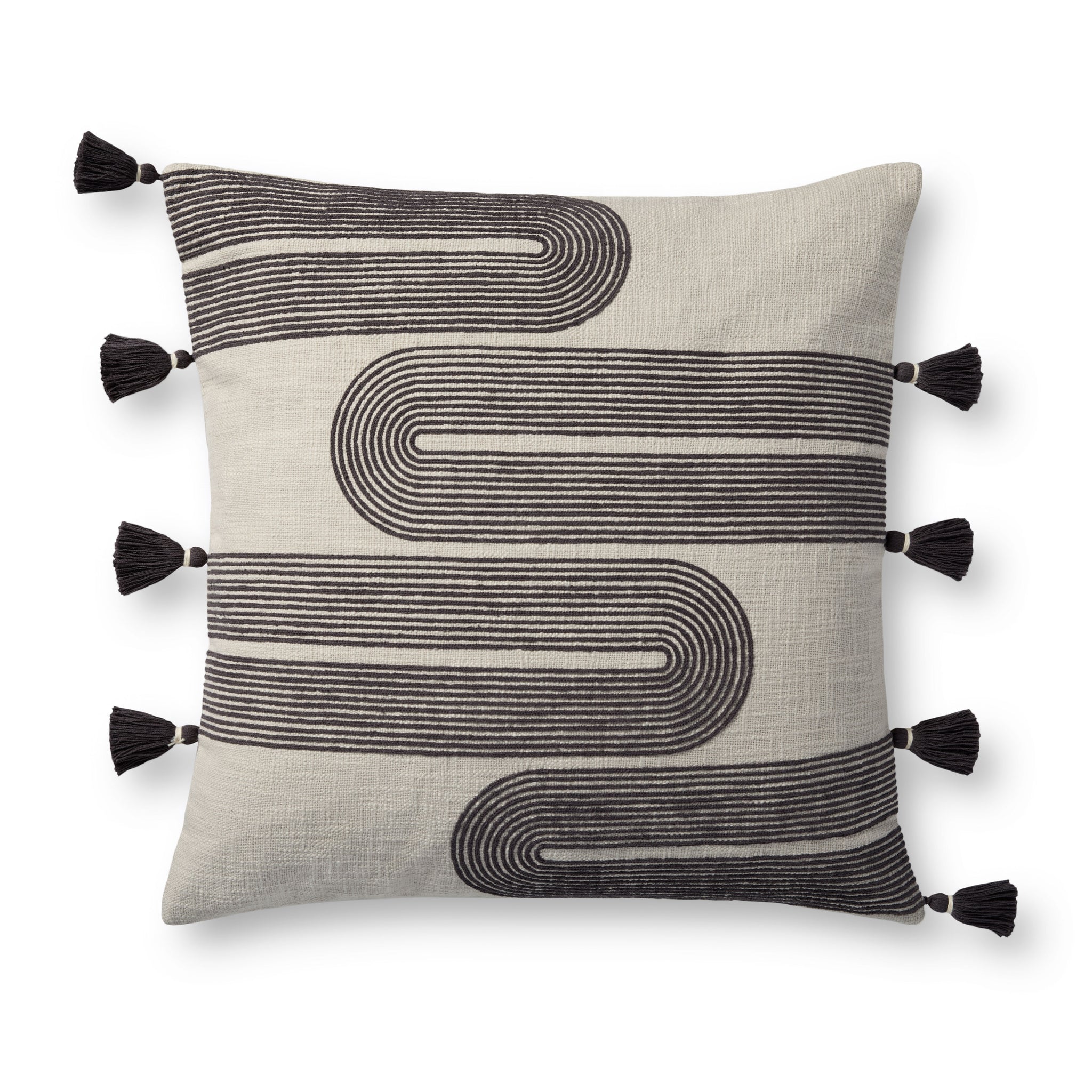Black / Grey Pillow - Aerial Image