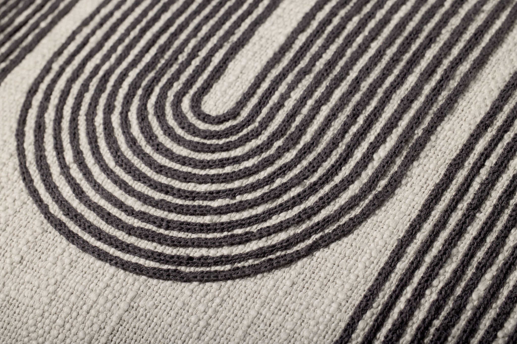 Black / Grey Pillow - Macro Detail (H)