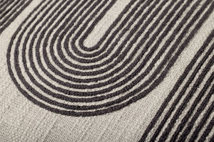 Black / Grey Pillow - Macro Detail (H)
