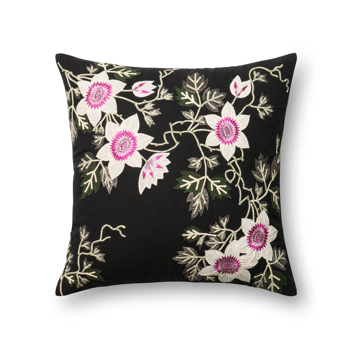 Black / Ivory Pillow - Aerial Image
