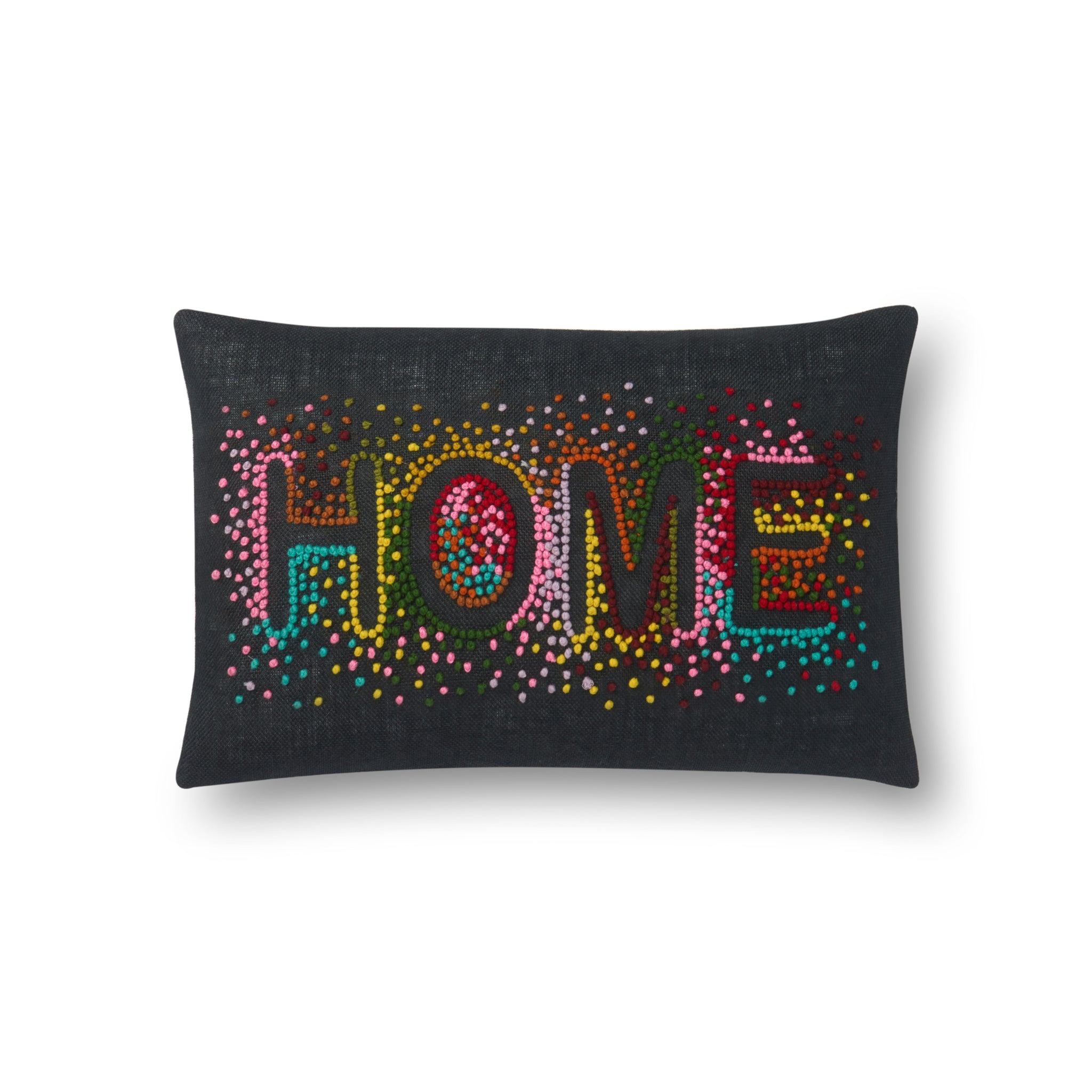 Black / Multi Pillow - Aerial Image