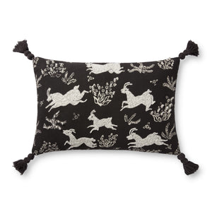 Black / Ivory Pillow - Aerial Image