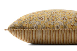 Gold / Multi Pillow - Rug Corner (H)