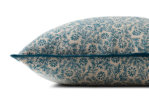 Blue Pillow - Rug Corner (H)