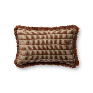 Natural / Rust Pillow - Aerial Image
