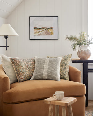 Forrest Ivory / Sage Pillow - Closer-In Roomscene #1 (V)