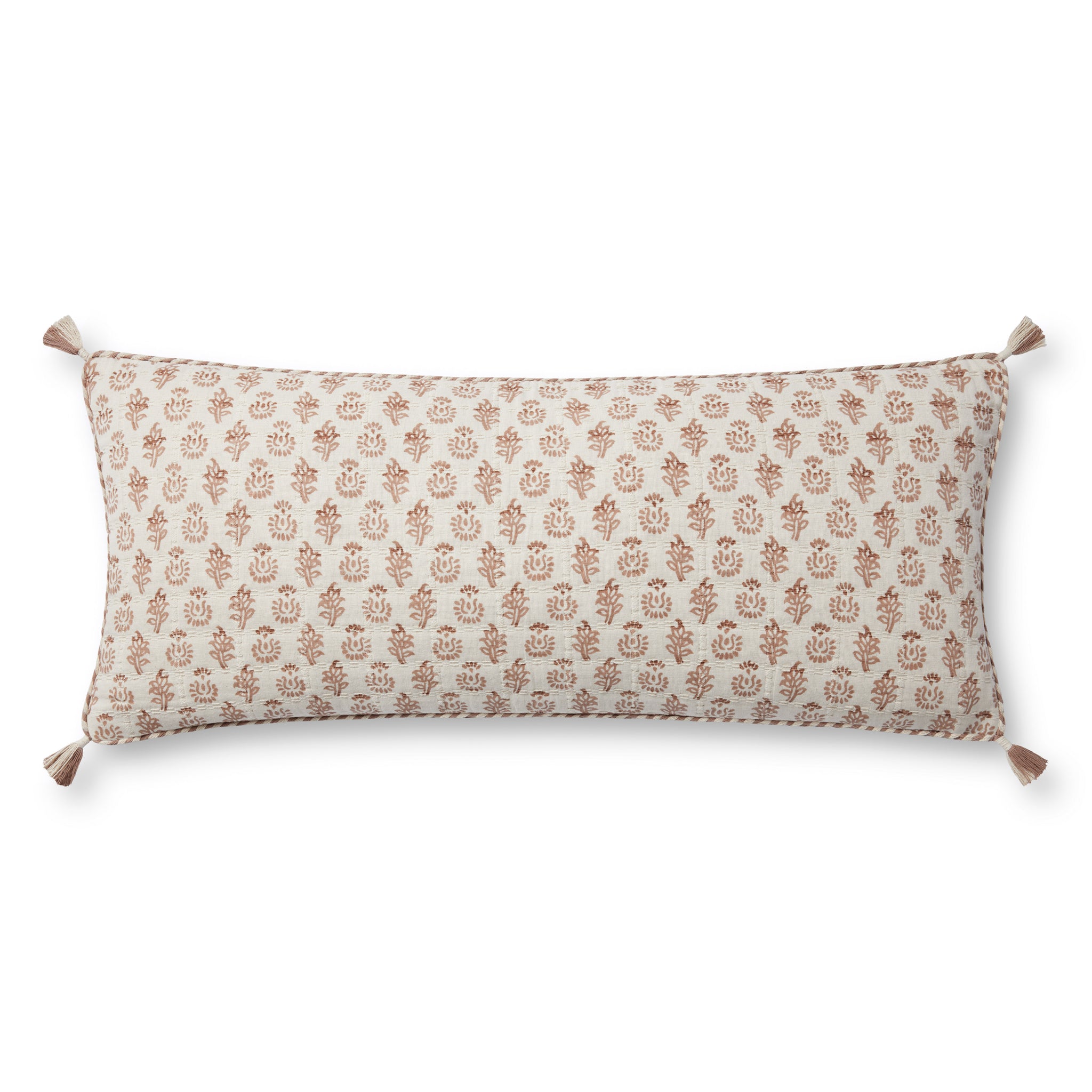 Rose / Ivory Pillow - Aerial Product Image Reverse (V)