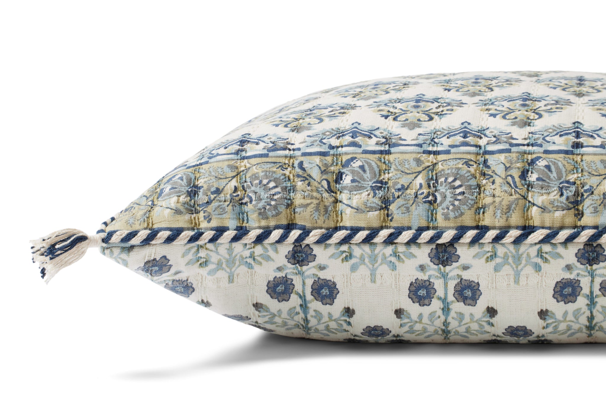 Blue / Multi Pillow - Rug Corner (H)