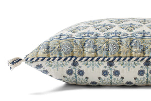 Blue / Multi Pillow - Rug Corner (H)