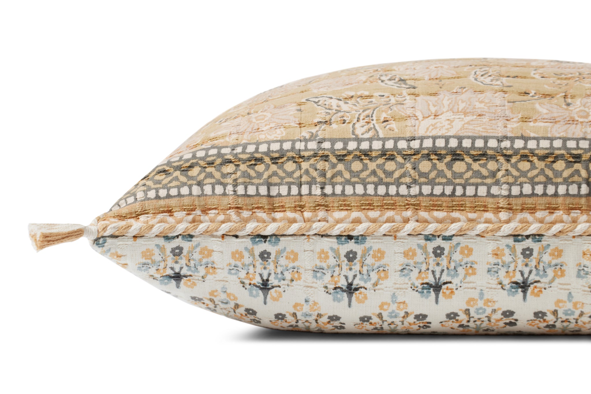Wheat / Multi Pillow - Rug Corner (H)