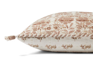 Blush / Ivory Pillow - Rug Corner (H)