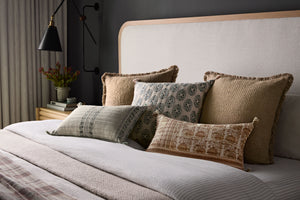 Blush / Ivory Pillow - Roomscene #1 (H)