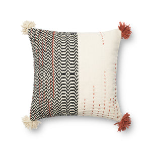 Black / Ivory Pillow - Aerial Image
