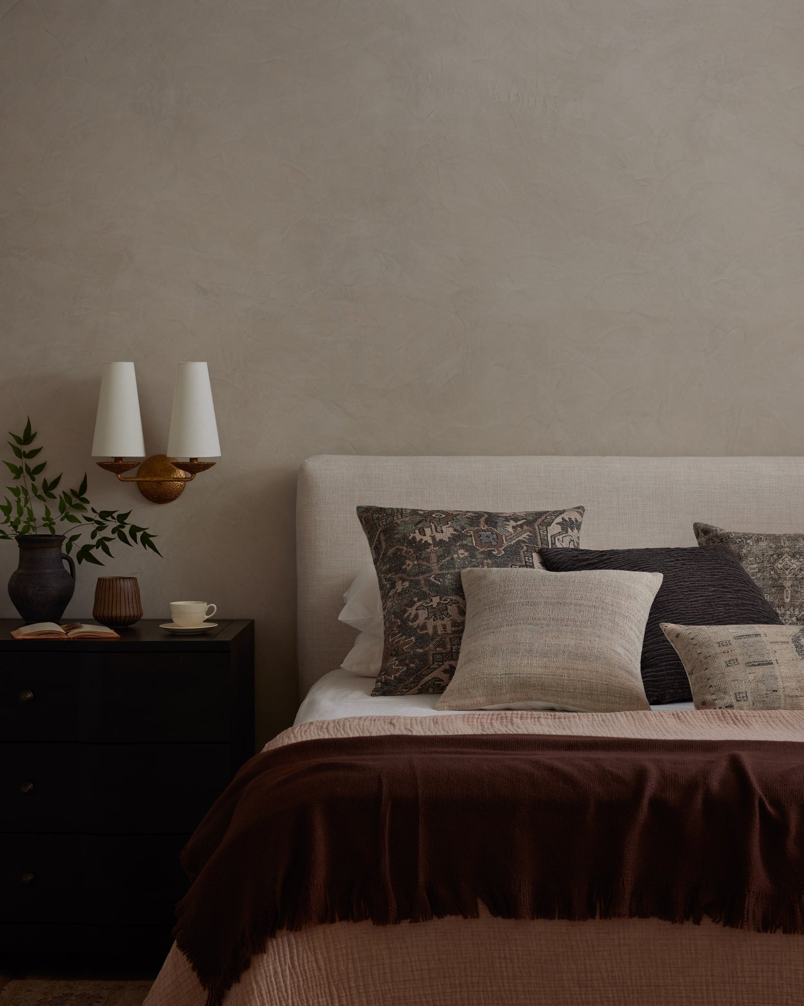 Charcoal Pillow - Roomscene #2 (V)