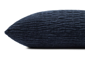Navy Pillow - Rug Corner (H)
