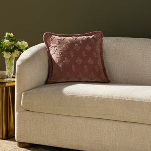 Darla Mauve Pillow - Roomscene #2 (H)
