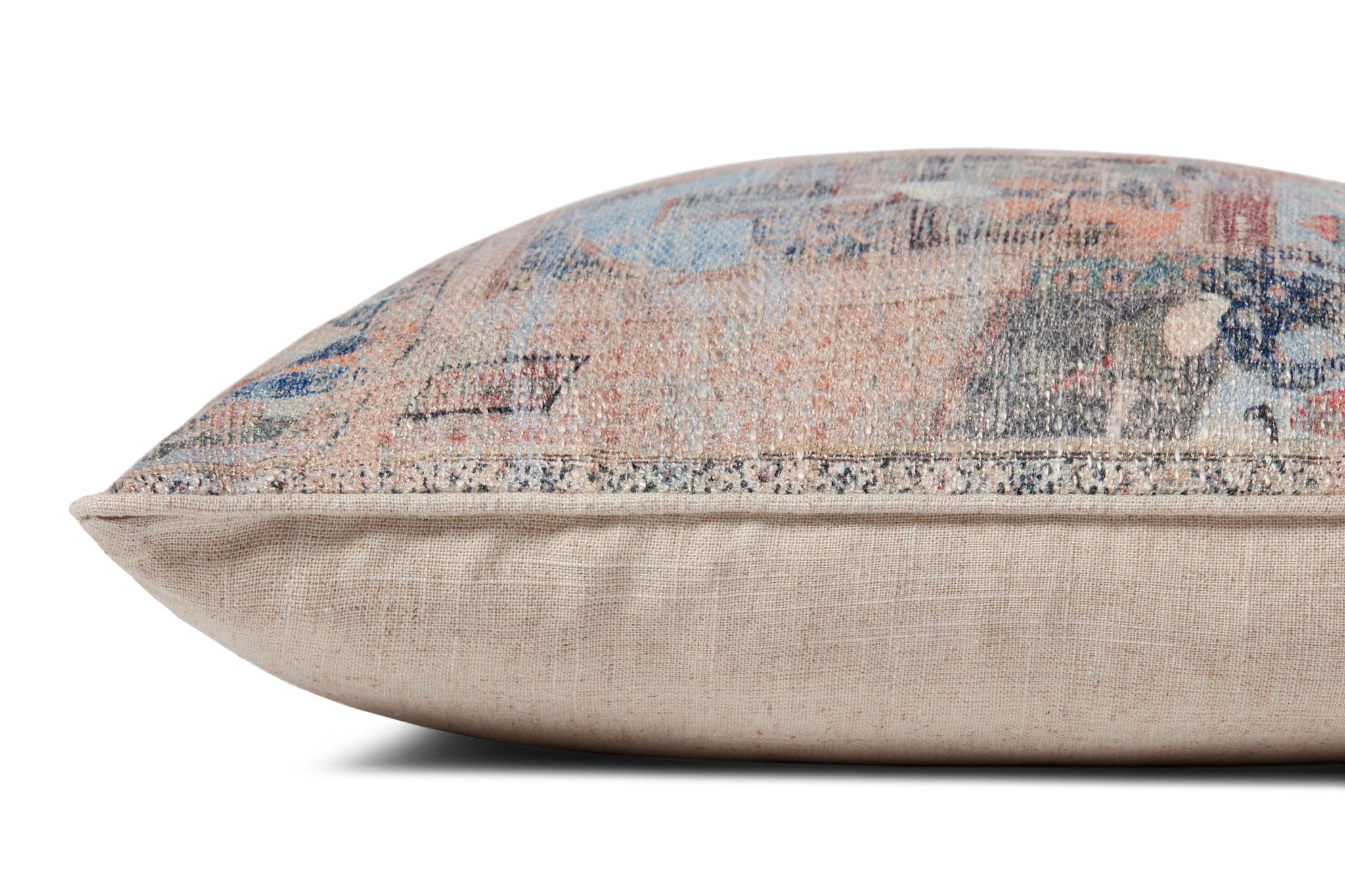 Taupe / Multi Pillow - Rug Corner (H)