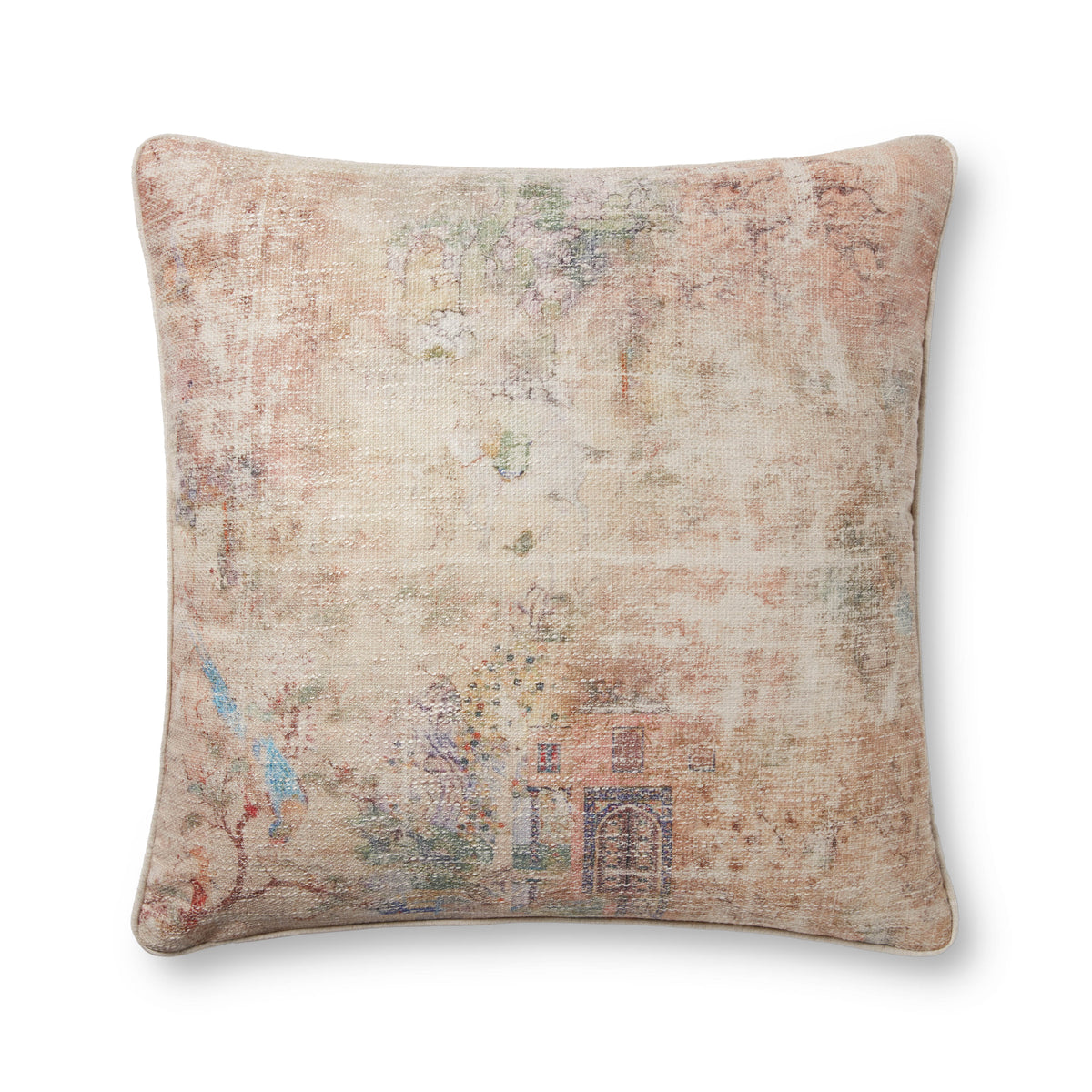 Beige / Multi Pillow - Aerial Image