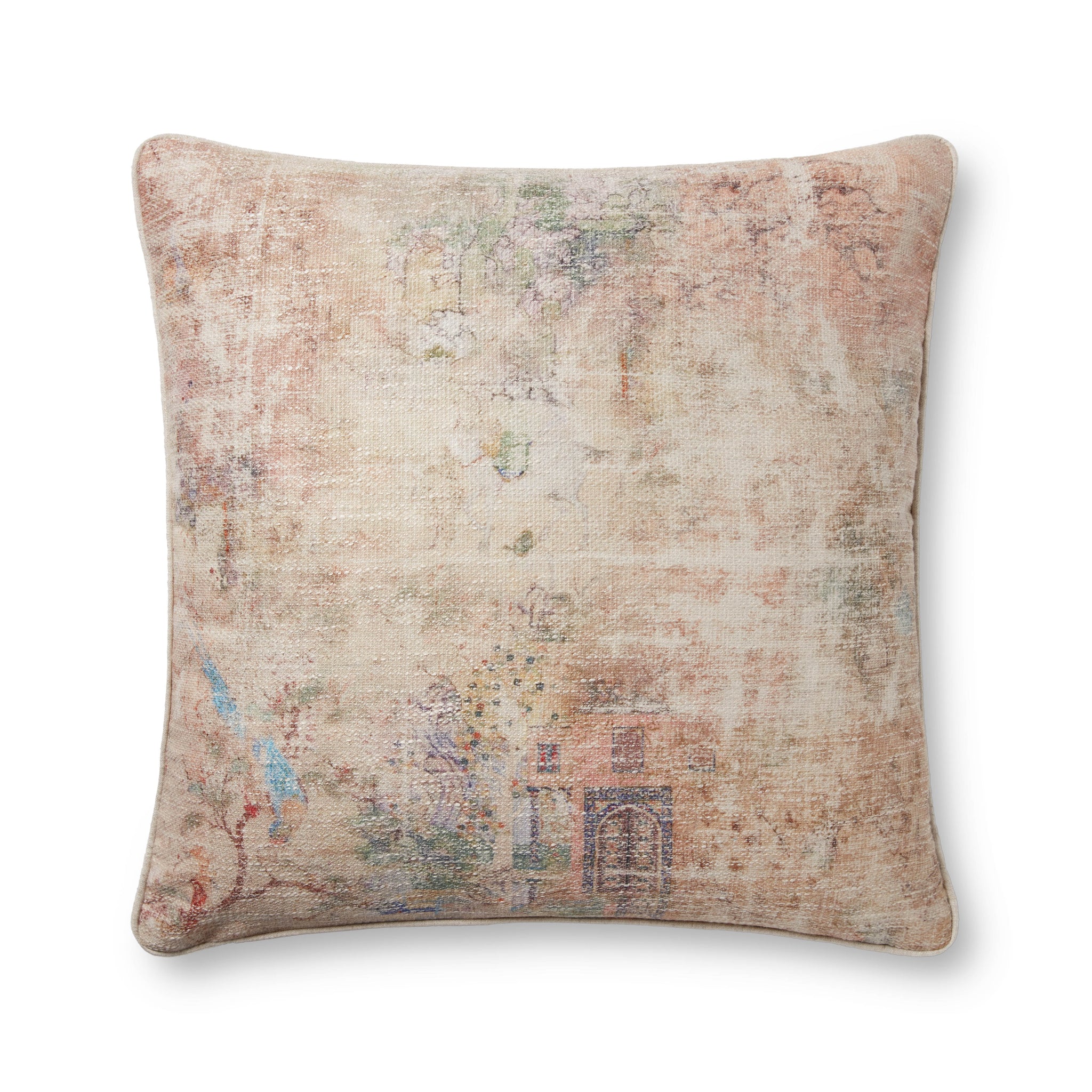 Beige / Multi Pillow - Aerial Image