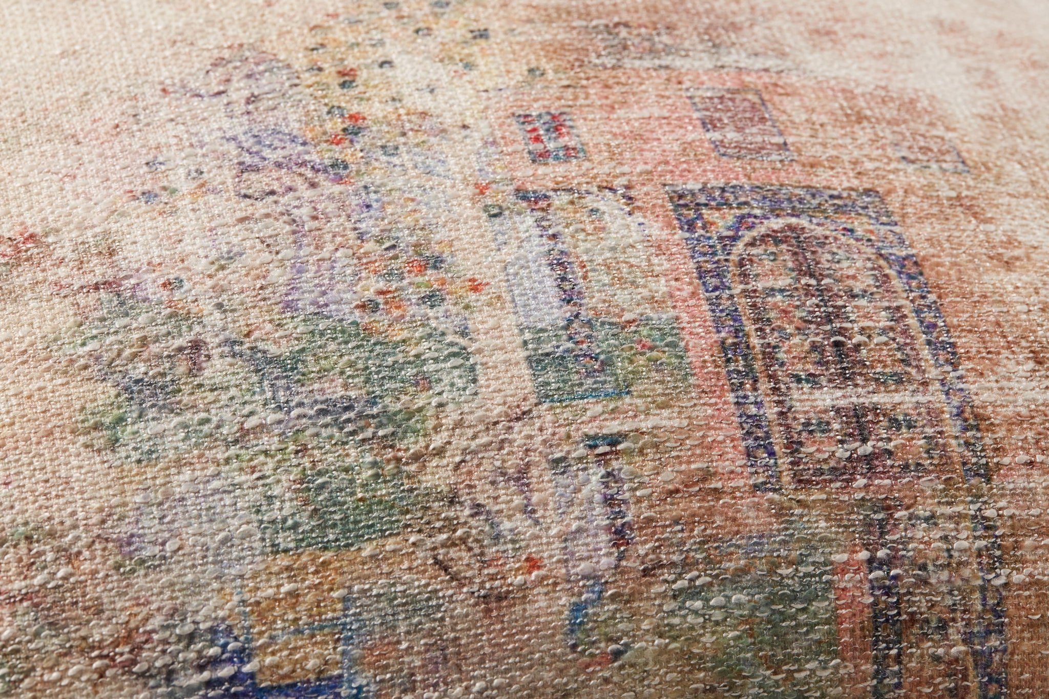 Beige / Multi Pillow - Macro Detail (H)