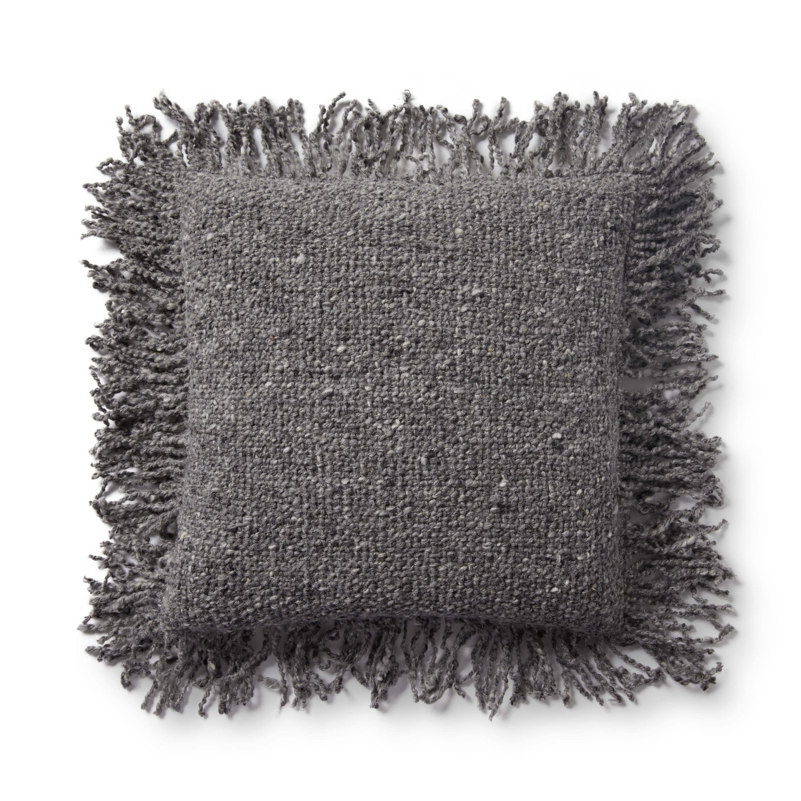 Charcoal Pillow (Pattern 2) — a Loloi pillow at Laurie Yapp Home.