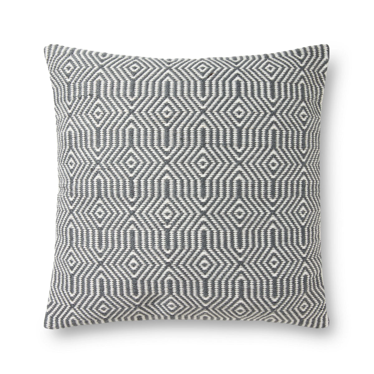Charcoal / White Pillow - Aerial Image