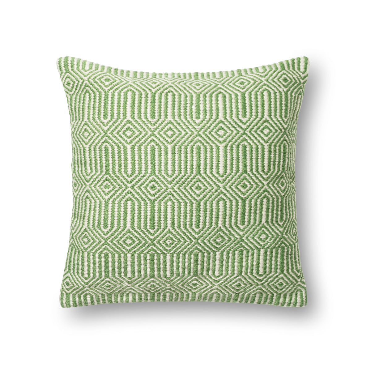 Green / Ivory Pillow - Aerial Image