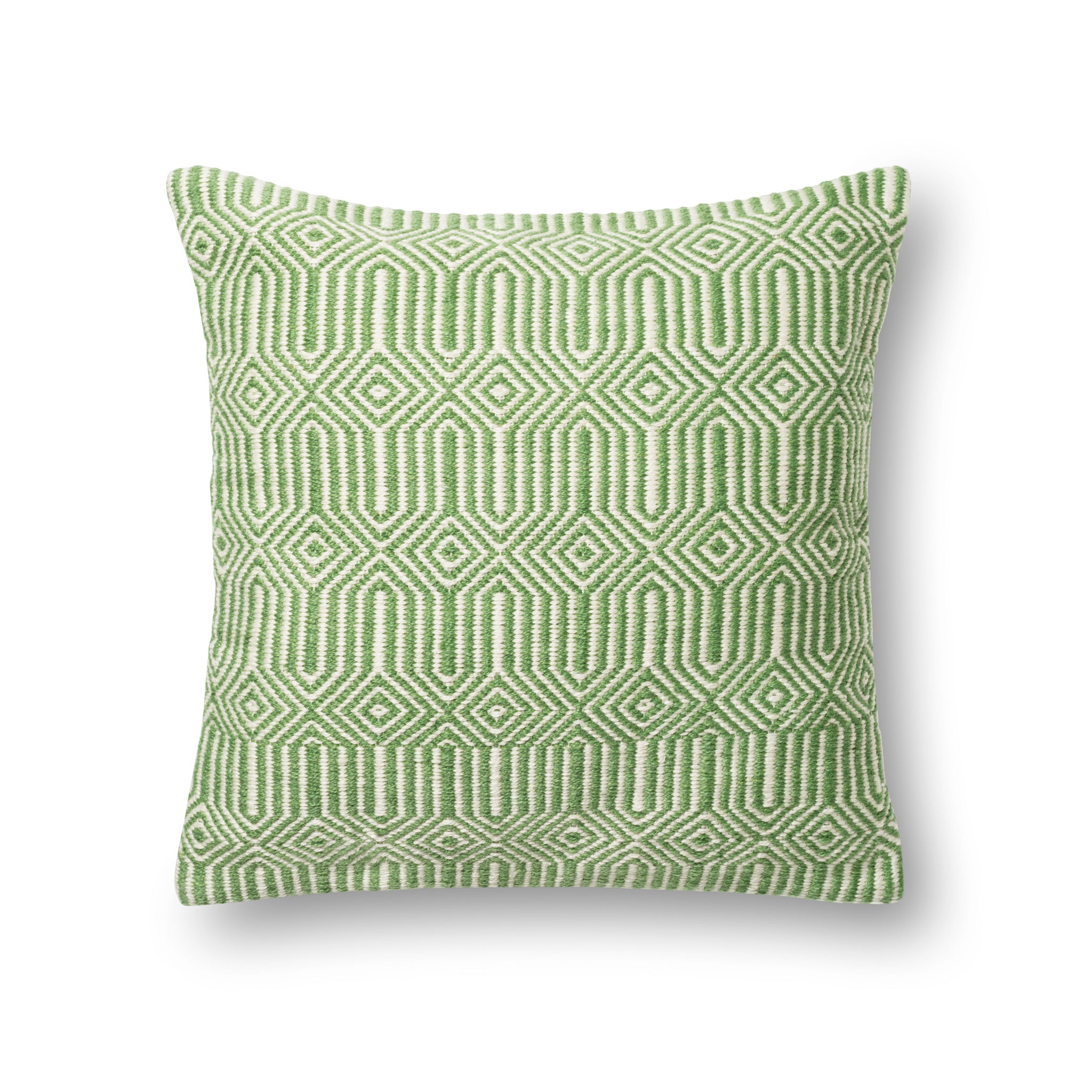 Green / Ivory Pillow - Aerial Image