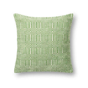 Green / Ivory Pillow - Aerial Image