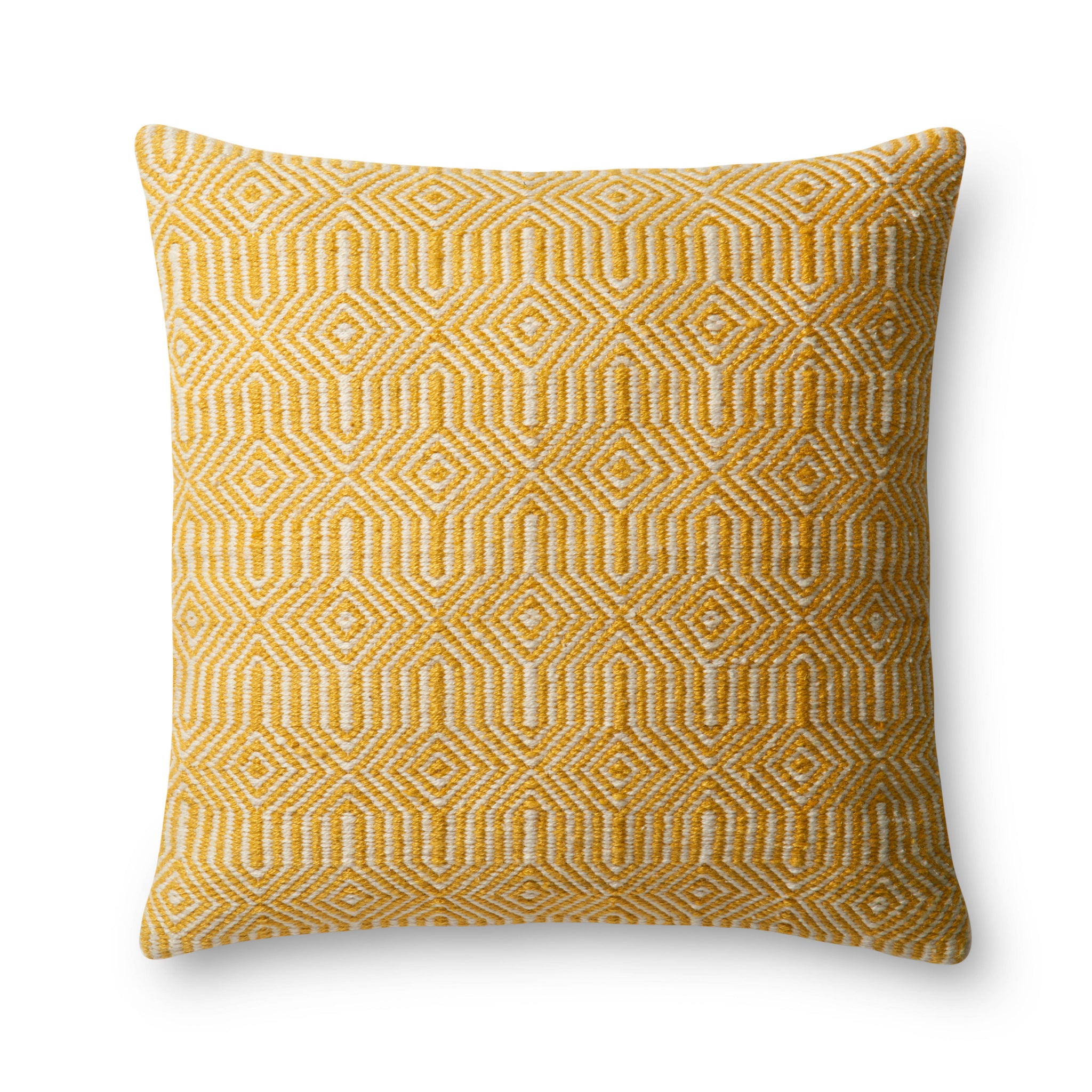 Yellow / Ivory Pillow - Aerial Image
