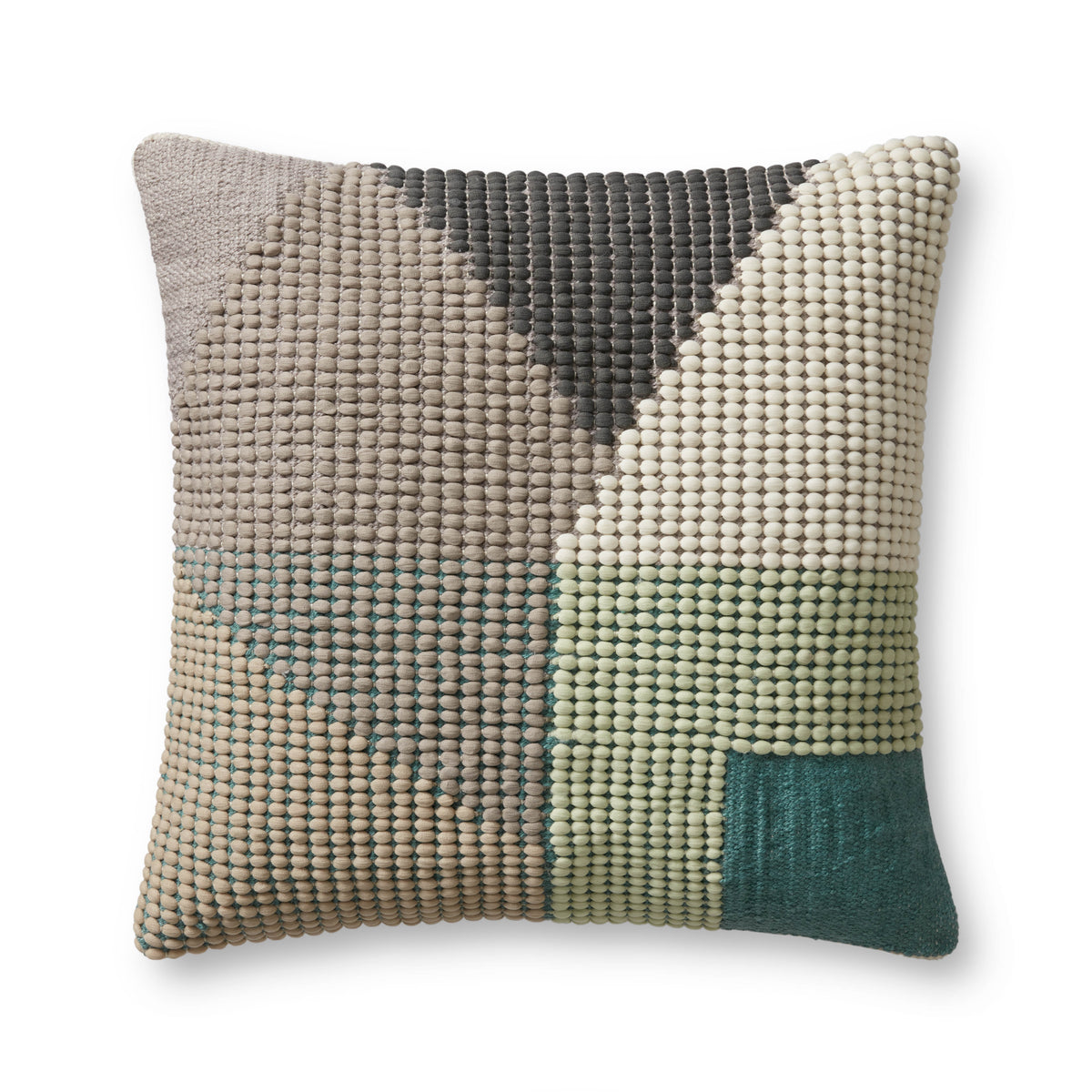 Teal / Multi Pillow - Aerial Image