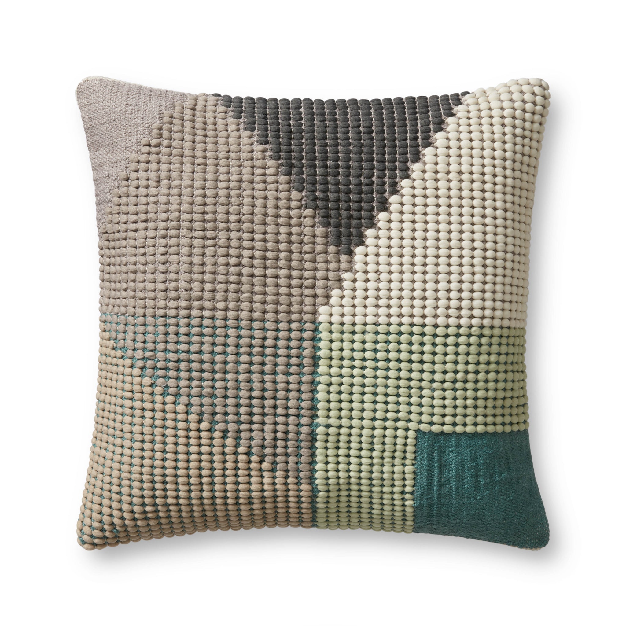 Teal / Multi Pillow - Aerial Image