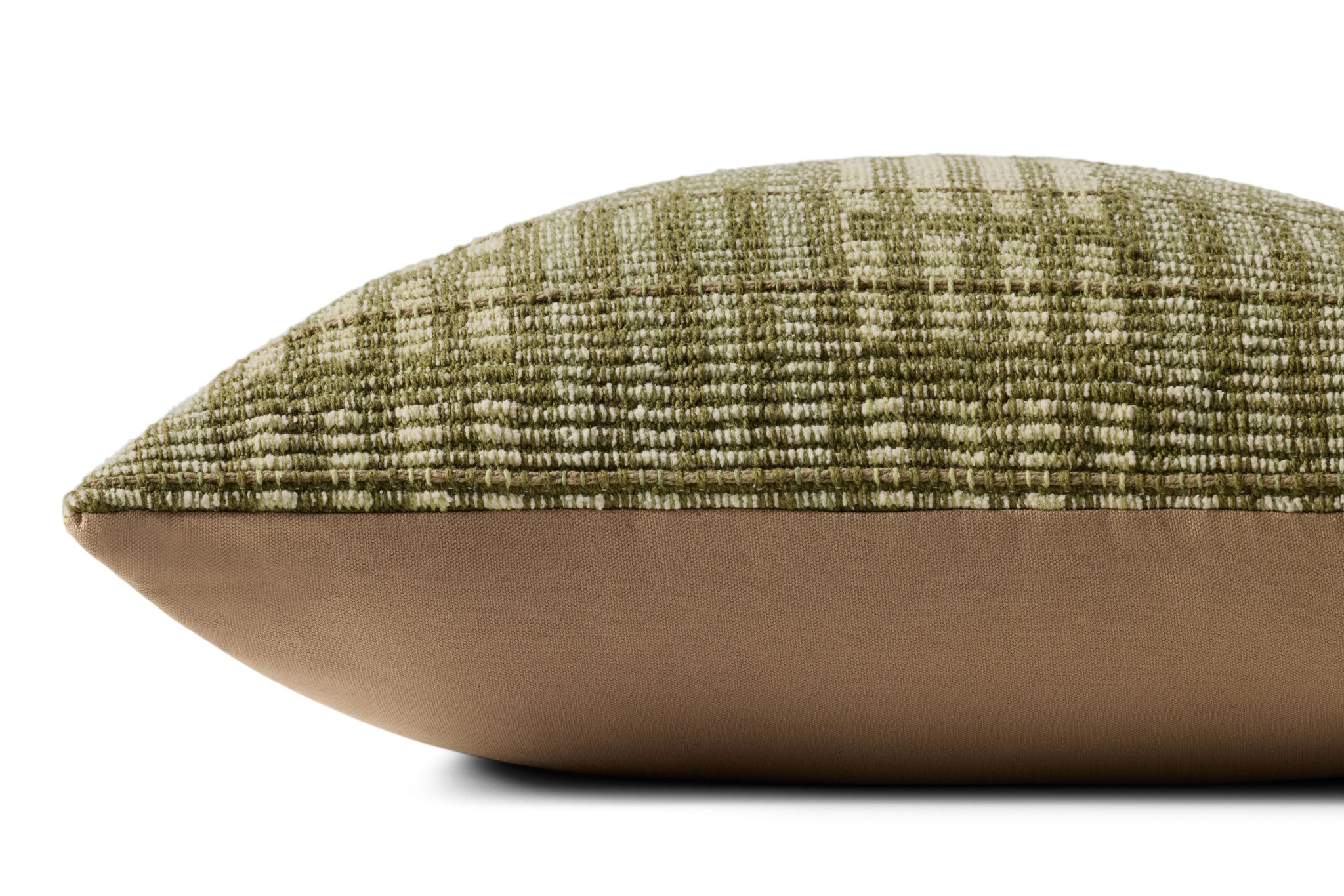 Vinnie Green Pillow - Organic Detail (H)