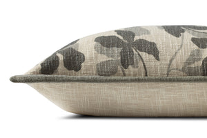Charcoal / Natural Pillow - Rug Corner (H)