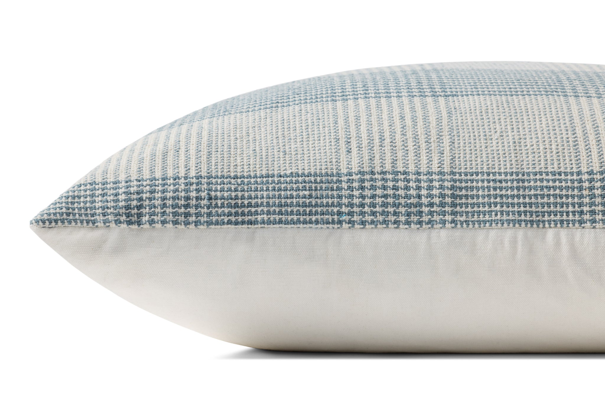 Auggie Blue / White Pillow - Rug Corner (H)