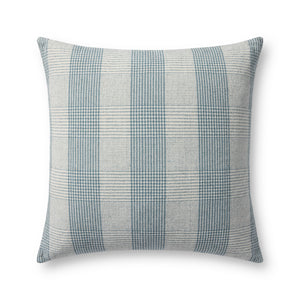 Auggie Blue / White Pillow - Aerial Image
