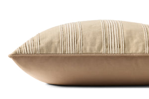 Verona Natural Pillow - Organic Detail (H)