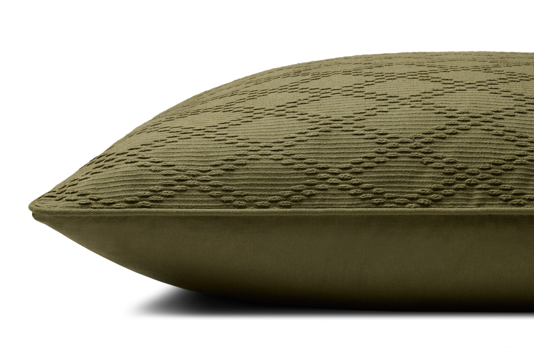 Cary Green Pillow - Organic Detail (H)